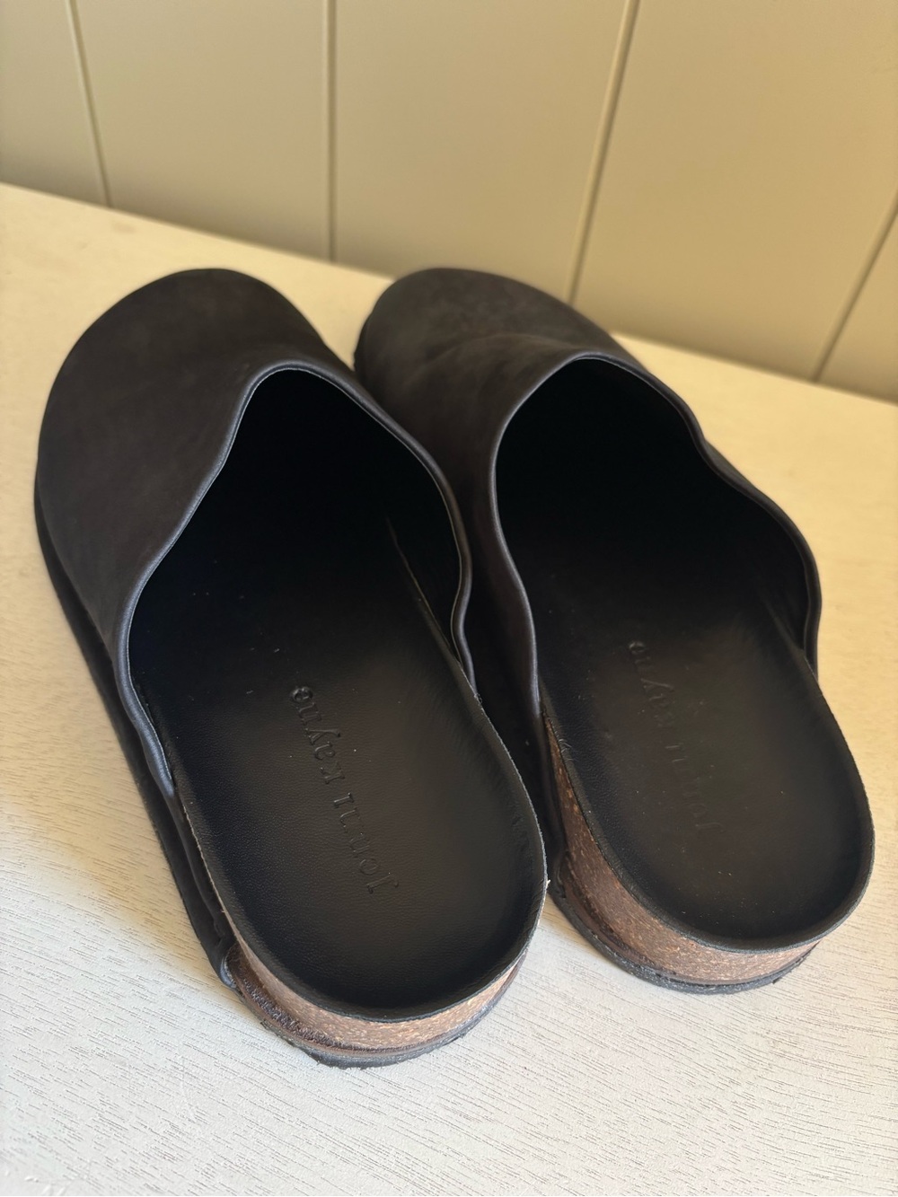 JENNI KAYNE Moc Clog Oiled Leather Black size 39 - Picture 5 of 10